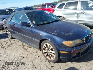 2004 BMW 3 Series 330Ci with VIN WBABW53474PL47998, listed as a IAAI auction lot 41289078 with 198,554 mi miles. Bid and sale history available at carsss.com. Image 1.