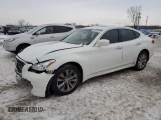2011 Infiniti M z VIN JN1BY1AR9BM375761, wystawiony jako Copart lot #87536915 z przebiegiem 170 499 mil mil oraz Szkoda całkowita • Salvage title. Historia ofert i sprzedaży dostępna na DreamBid. Obrazek 1.