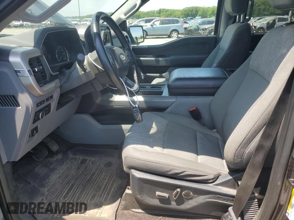 2021 Ford F-150 XL with VIN 1FTFW1E54MKD43407, listed as a Copart auction lot 59912375 with 80,087 mi miles and Salvage title. Bid and sale history available at DreamBid. Image 7.