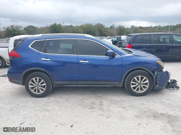 2017 Nissan Rogue SV with VIN KNMAT2MT6HP510531, listed as a IAAI auction lot 41475988 with 128346 miles. Bid and sale history available at carsss.com. Image 13.