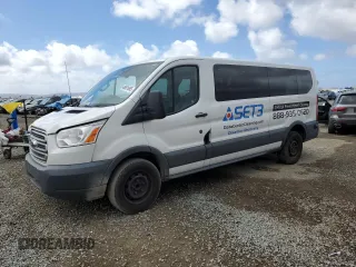2018 Ford Transit Passenger XL with VIN 1FBZX2ZM4JKA01232, listed as a Copart auction lot 46631685 with 267,330 mi miles and Clean Title. Bid and sale history available at carsss.com. Image 1.