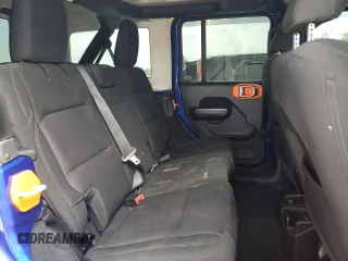 2020 Jeep Wrangler Unlimited Sport S with VIN 1C4HJXDG5LW174535, listed as a Copart auction lot 60888885 with 64,824 mi miles and Salvage title. Bid and sale history available at DreamBid. Image 11.