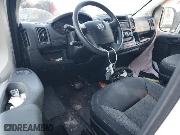 2015 Ram ProMaster Cargo with VIN 3C6TRVDG3FE506629, listed as a Copart auction lot 79866574 with 83,191 mi miles and Salvage Title. Bid and sale history available at carsss.com. Image 8.