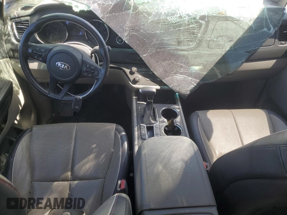 2020 Kia Sedona LX with VIN KNDMB5C19L6635216, listed as a Copart auction lot 69744734 with 0 mi miles and Salvage Title. Bid and sale history available at carsss.com. Image 8.
