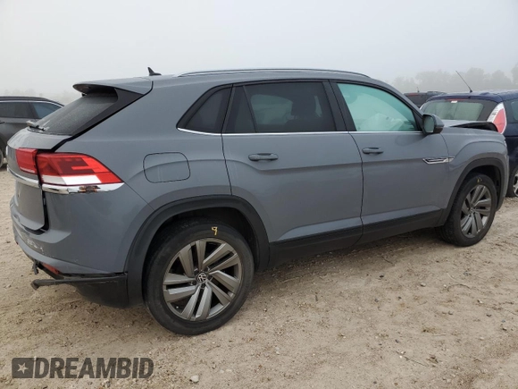 2021 Volkswagen Atlas SE z VIN 1V2JE2CA3MC214375, wystawiony jako Copart lot #54017365 z przebiegiem 34 730 mil mil oraz Szkoda całkowita • Salvage title. Historia ofert i sprzedaży dostępna na DreamBid. Obrazek 3.