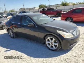 2008 Infiniti G35 with VIN JNKBV61E98M208176, listed as a Copart auction lot 73701134 with 200,799 mi miles and Salvage Title. Bid and sale history available at DreamBid. Image 4.