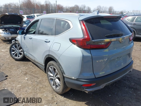 2022 Honda CR-V Touring with VIN 2HKRW2H98NH607066, listed as a IAAI auction lot 41952008 with 49,554 mi miles. Bid and sale history available at carsss.com. Image 3.