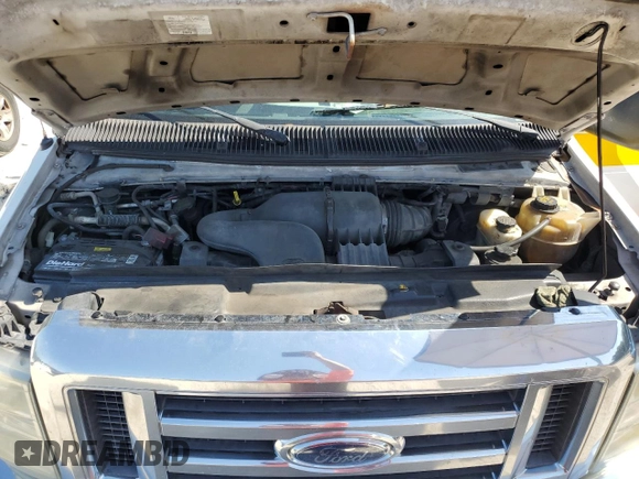 2012 Ford Econoline Passenger XL with VIN 1FBSS3BL1CDA35627, listed as a Copart auction lot 57001114 with Not Provided miles and Salvage Title. Bid and sale history available at DreamBid. Image 12.