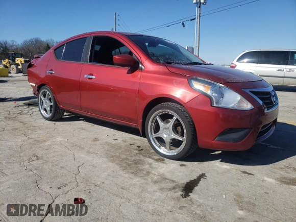 2016 Nissan Versa SV with VIN 3N1CN7AP4GL911533, listed as a Copart auction lot 50102825 with 126,072 mi miles and Salvage Title. Bid and sale history available at carsss.com. Image 4.