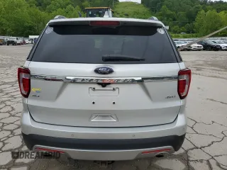 2017 Ford Explorer XLT with VIN 1FM5K8D86HGB68092, listed as a Copart auction lot 58046485 with 78,572 mi miles and Salvage title. Bid and sale history available at DreamBid. Image 6.