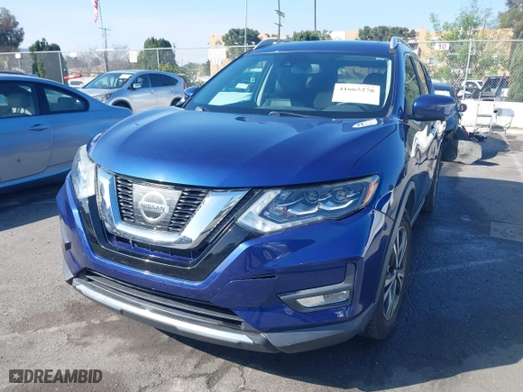 2017 Nissan Rogue SL with VIN 5N1AT2MV8HC837663, listed as a IAAI auction lot 41665278 with 74,694 mi miles. Bid and sale history available at carsss.com. Image 18.