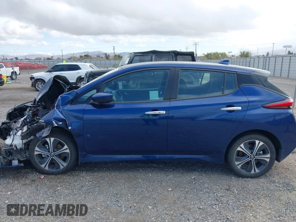 2022 Nissan LEAF SV Plus with VIN 1N4BZ1CV9NC562177, listed as a IAAI auction lot 41625927 with 32,103 mi miles and . Bid and sale history available at DreamBid. Image 14.