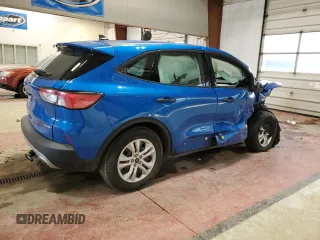 2021 Ford Escape S with VIN 1FMCU9F67MUA23299, listed as a Copart auction lot 46811485 with Not Provided miles and Salvage Title. Bid and sale history available at DreamBid. Image 3.