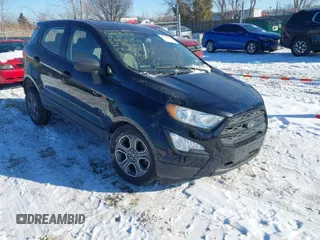 2020 Ford EcoSport S with VIN MAJ6S3FL1LC345277, listed as a IAAI auction lot 41634439 with 76,790 mi miles and . Bid and sale history available at DreamBid. Image 1.