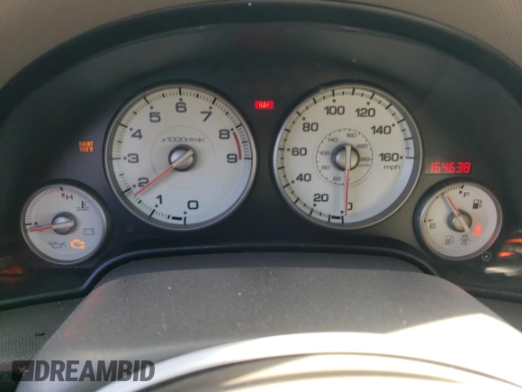 2006 Acura RSX Type-S Leather with VIN JH4DC53016S005043, listed as a Copart auction lot 75281944 with 164,638 mi miles and Clean Title. Bid and sale history available at carsss.com. Image 9.