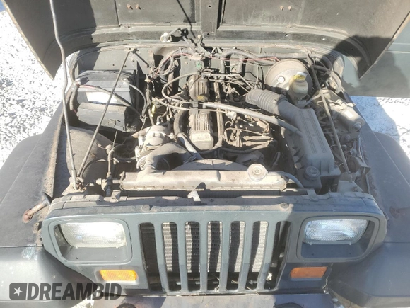 1995 Jeep Wrangler Sahara with VIN 1J4FY49S4SP268925, listed as a Copart auction lot 76695774 with 158,363 mi miles and Clean Title. Bid and sale history available at carsss.com. Image 11.