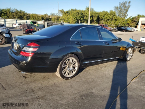 2009 Mercedes-Benz S-Class 5.5L V12 with VIN WDDNG76X69A246403, listed as a Copart auction lot 83614864 with 108,138 mi miles and Clean Title. Bid and sale history available at carsss.com. Image 3.