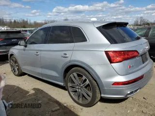 2018 Audi SQ5 Premium Plus with VIN WA1A4AFY6J2136631, listed as a Copart auction lot 46690244 with 57,001 mi miles and . Bid and sale history available at DreamBid. Image 2.