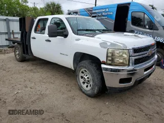 2012 Chevrolet Silverado 3500HD Work Truck with VIN 1GC4KZCG3CF121048, listed as a Copart auction lot 74835864 with 0 mi miles and Salvage Title. Bid and sale history available at carsss.com. Image 4.