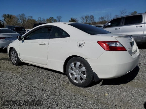 2007 Honda Civic Cpe LX with VIN 2HGFG12647H536132, listed as a Copart auction lot 50352145 with 187,624 mi miles and Salvage Title. Bid and sale history available at carsss.com. Image 2.