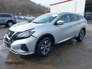 2020 Nissan Murano S with VIN 5N1AZ2AS1LN174832, listed as a IAAI auction lot 41786842 with 82,732 mi miles and . Bid and sale history available at DreamBid. Image 2.