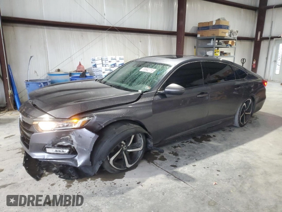 2020 Honda Accord Sport with VIN 1HGCV2F39LA009405, listed as a Copart auction lot 58902715 with 77,430 mi miles and Salvage title. Bid and sale history available at DreamBid. Image 1.