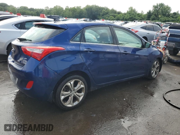 2013 Hyundai Elantra GT with VIN KMHD35LEXDU016908, listed as a Copart auction lot 62122514 with 115,407 mi miles and Salvage Title. Bid and sale history available at carsss.com. Image 3.
