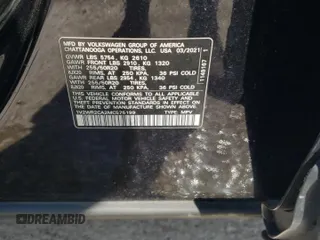 2021 Volkswagen Atlas SE with VIN 1V2WR2CA2MC575199, listed as a Copart auction lot 54933665 with 101,709 mi miles and Salvage title. Bid and sale history available at DreamBid. Image 13.