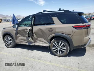 2024 Nissan Pathfinder Platinum with VIN 5N1DR3DG5RC287469, listed as a Copart auction lot 58971765 with 1,812 mi miles and Salvage title. Bid and sale history available at DreamBid. Image 2.