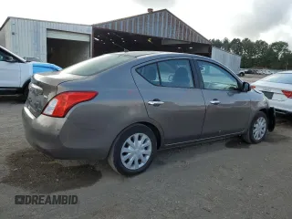 2012 Nissan Versa S with VIN 3N1CN7AP4CL827013, listed as a Copart auction lot 53342115 with 127,507 mi miles and Salvage Title. Bid and sale history available at carsss.com. Image 3.