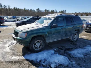 1999 Jeep Grand Cherokee Limited with VIN 1J4GW68N7XC578504, listed as a Copart auction lot 43684275 with 163,752 mi miles and Clean Title. Bid and sale history available at carsss.com. Image 1.