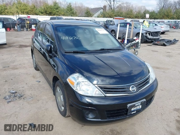 2012 Nissan Versa S with VIN 3N1BC1CP9CK290446, listed as a IAAI auction lot 41861756 with 124,883 mi miles. Bid and sale history available at carsss.com. Image 1.