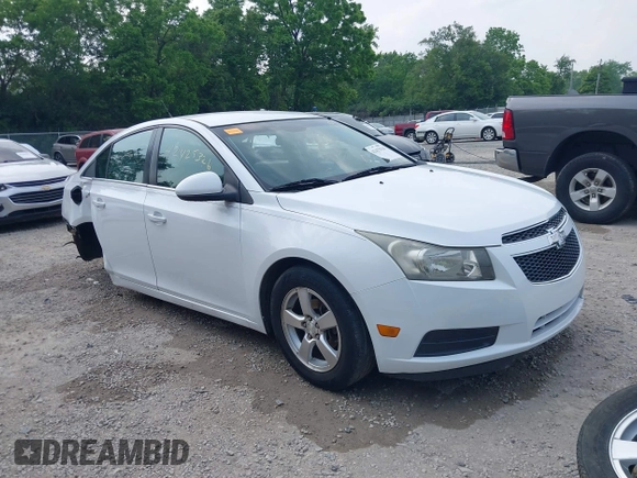 2014 Chevrolet Cruze 1LT with VIN 1G1PC5SB1E7184955, listed as a IAAI auction lot 42425326 with 144,600 mi miles and . Bid and sale history available at DreamBid. Image 1.