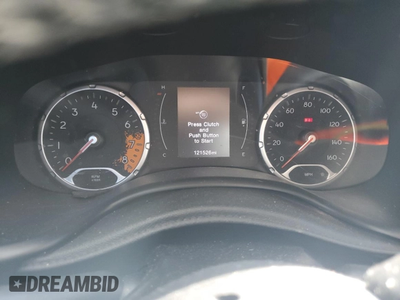 2017 Jeep Renegade Altitude with VIN ZACCJBBH6HPG29616, listed as a Copart auction lot 48911005 with 121,526 mi miles and Salvage title. Bid and sale history available at DreamBid. Image 9.
