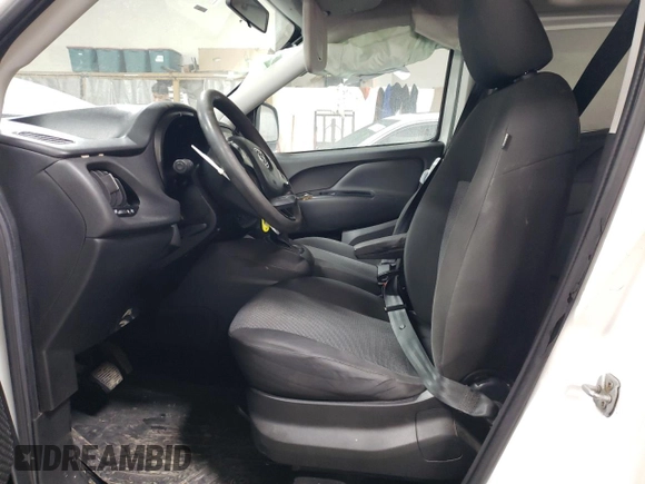 2016 Ram ProMaster City Cargo Tradesman with VIN ZFBERFAT9G6A94237, listed as a Copart auction lot 85283334 with 131,206 mi miles and Salvage title. Bid and sale history available at DreamBid. Image 7.