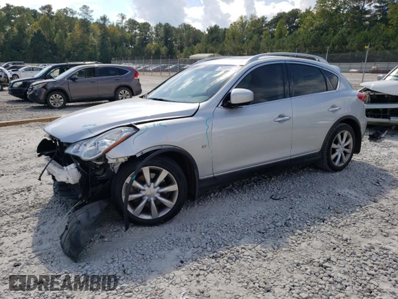 2015 Infiniti QX50 Journey with VIN JN1BJ0HP6FM730880, listed as a Copart auction lot 73809644 with 80,910 mi miles and Salvage Title. Bid and sale history available at carsss.com. Image 1.