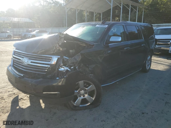 2018 Chevrolet Suburban Premier with VIN 1GNSCJKC6JR195796, listed as a Copart auction lot 71455954 with 0 mi miles and Salvage Title. Bid and sale history available at carsss.com. Image 1.