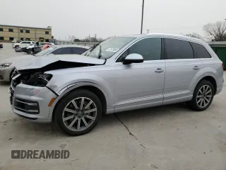 2017 Audi Q7 Premium Plus with VIN WA1LAAF72HD035349, listed as a Copart auction lot 47879885 with 110,383 mi miles and Salvage Title. Bid and sale history available at carsss.com. Image 1.