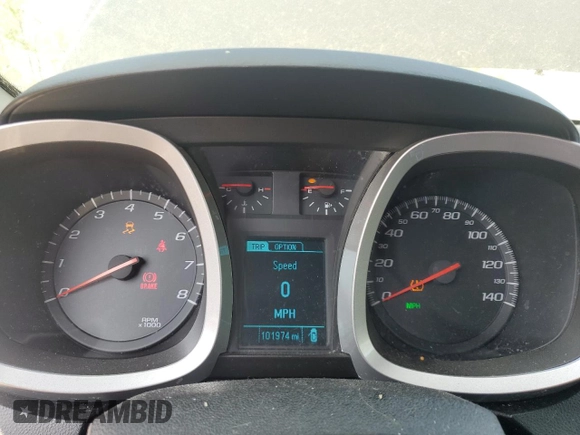 2015 Chevrolet Equinox LT with VIN 2GNALBEK3F1117903, listed as a Copart auction lot 54445695 with 101,974 mi miles and Clean Title. Bid and sale history available at carsss.com. Image 9.