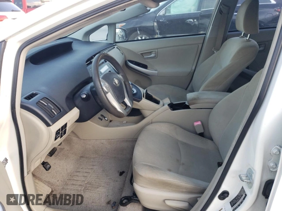 2010 Toyota Prius Four with VIN JTDKN3DU5A1251665, listed as a Copart auction lot 54578465 with Not Provided miles and Salvage Title. Bid and sale history available at DreamBid. Image 7.