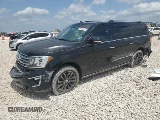 2019 Ford Expedition Max Limited z VIN 1FMJK1KT7KEA42968, wystawiony jako Copart lot #54126135 z przebiegiem 110 910 mil mil oraz Szkoda całkowita • Salvage title. Historia ofert i sprzedaży dostępna na DreamBid. Obrazek 1.