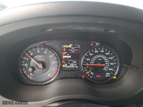 2021 Subaru WRX STI Limited with VIN JF1VA2W63M9815925, listed as a Copart auction lot 87469854 with 30,506 mi miles and Salvage Title. Bid and sale history available at carsss.com. Image 9.