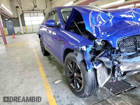 2020 Jaguar F-Pace 25t Premium with VIN SADCJ2FX9LA649485, listed as a Copart auction lot 59782235 with Not provided miles and Salvage title. Bid and sale history available at DreamBid. Image 14.
