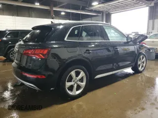 2020 Audi Q5 Premium Plus with VIN WA1BNAFY4L2016864, listed as a Copart auction lot 65943315 with 19,704 mi miles and Salvage title. Bid and sale history available at DreamBid. Image 3.