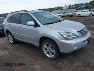 2008 Lexus RX 400h with VIN JTJHW31U782857529, listed as a IAAI auction lot 41711440 with 144,139 mi miles and . Bid and sale history available at DreamBid. Image 1.