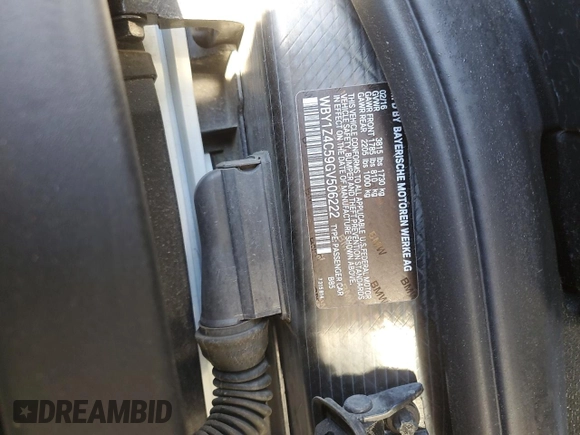 2016 BMW i3 z VIN WBY1Z4C59GV506222, wystawiony jako Copart lot #79509464 z przebiegiem 84 453 mil mil oraz Szkoda całkowita • Salvage title. Historia ofert i sprzedaży dostępna na DreamBid. Obrazek 12.