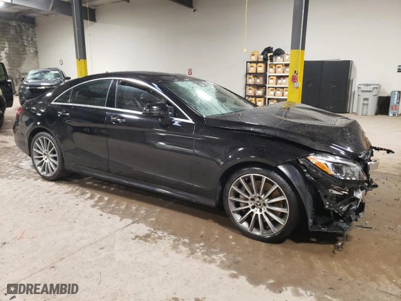 2018 Mercedes-Benz CLS with VIN WDDLJ9BB2JA206046, listed as a Copart auction lot 80287023 with 0 mi miles. Bid and sale history available at carsss.com. Image 4.