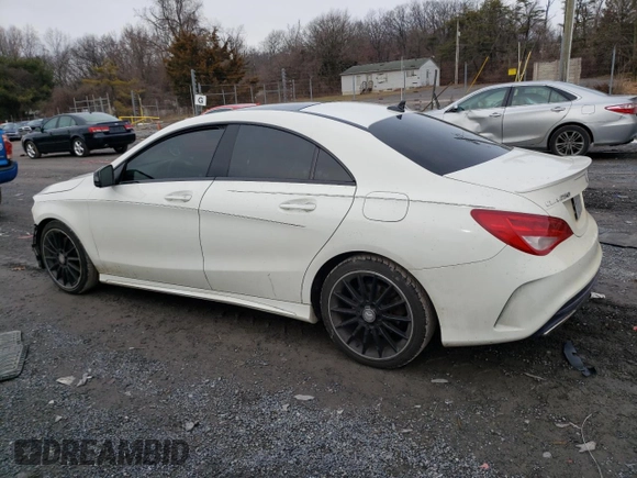 2017 Mercedes-Benz CLA 250 with VIN WDDSJ4GB7HN402705, listed as a Copart auction lot 44275354 with 85,179 mi miles and . Bid and sale history available at DreamBid. Image 2.