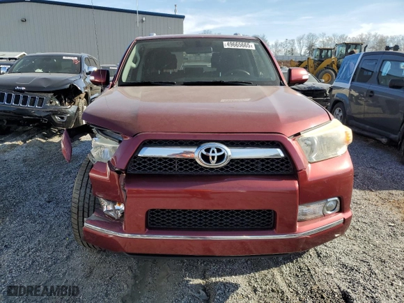 2012 Toyota 4Runner SR5 with VIN JTEBU5JR2C5106430, listed as a Copart auction lot 49665665 with 257,692 mi miles and Salvage Title. Bid and sale history available at carsss.com. Image 5.