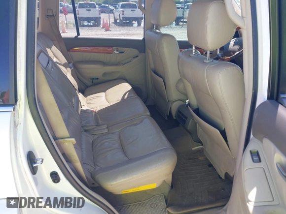 2004 Lexus GX 470 with VIN JTJBT20XX40038671, listed as a IAAI auction lot 42238146 with 250,837 mi miles and . Bid and sale history available at DreamBid. Image 8.